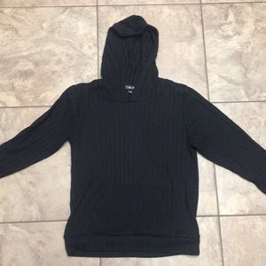 Black Hoodie Top